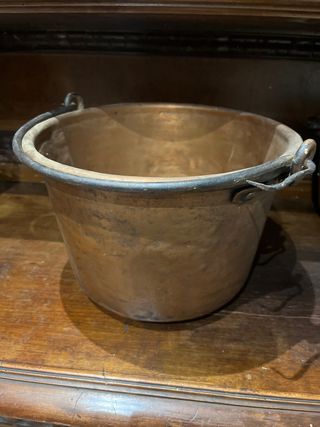 Paiolo in rame antico