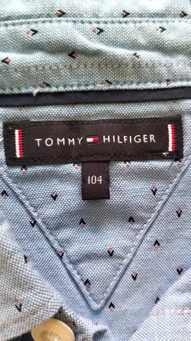 Camisa niño Tommy Hilfiger azul T104