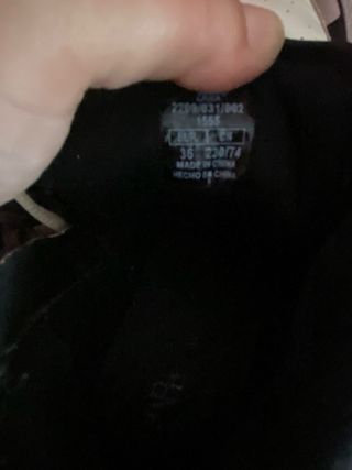 Zapatillas Zara T-36 cremallera y cordones