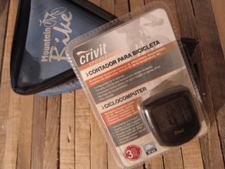 Kit Accesorios Bici: Cuentakilómetros, Funda...