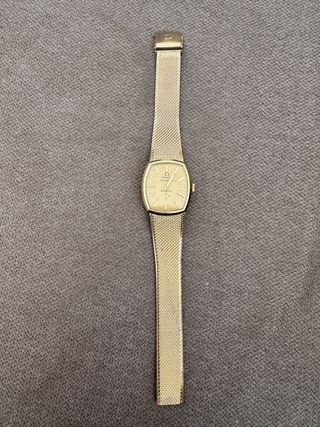Reloj Omega Dorado Malla Metálica
