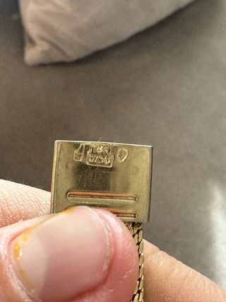 Reloj Omega Dorado Malla Metálica