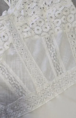 Vestido Novia Ibicenco tienda Charo Ruiz Talla S