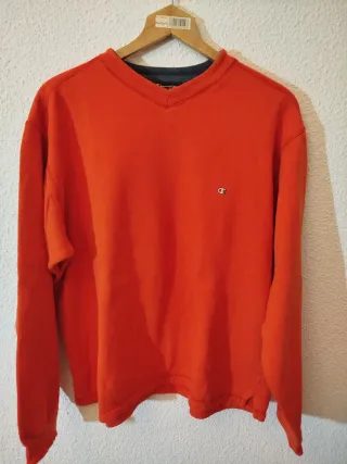 Sudadera Champion Hombre Naranja