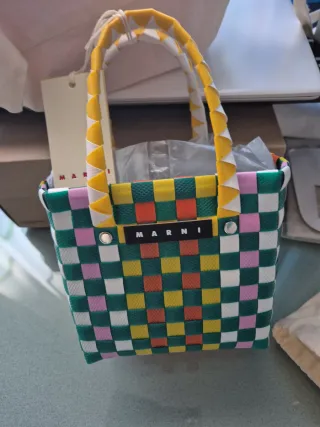 Borsa Marni Beige Nuova Mai Usata