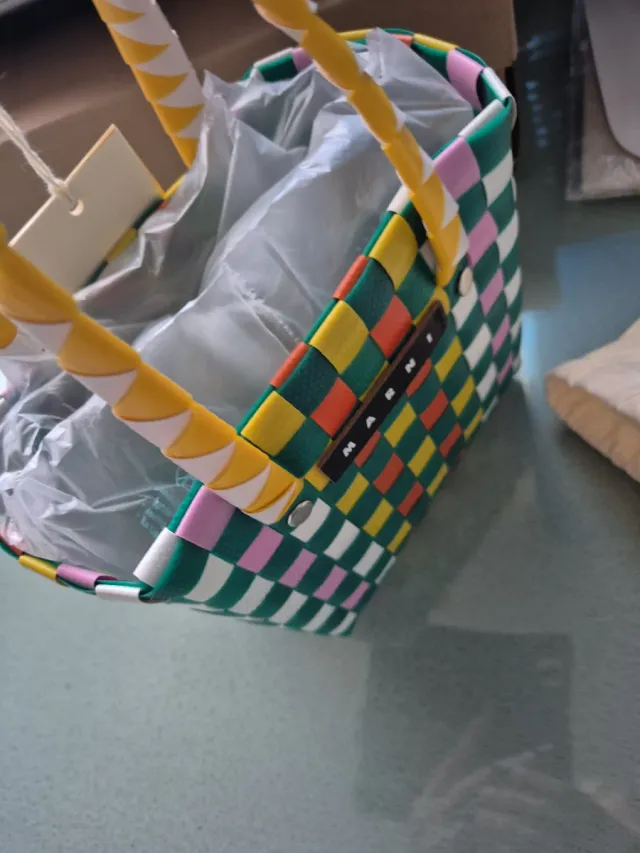 Borsa Marni Beige Nuova Mai Usata