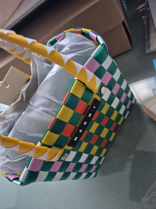 Borsa Marni Beige Nuova Mai Usata