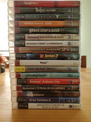 Pack 17 juegos PS3