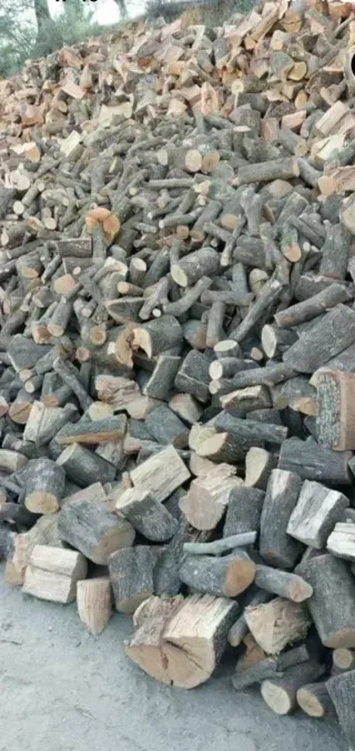 Leña de encina seca peso 100x100 garantizado.