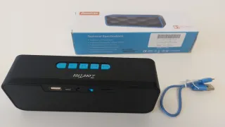 Altavoz Portátil Zoetree Negro/Azul, como nuevo