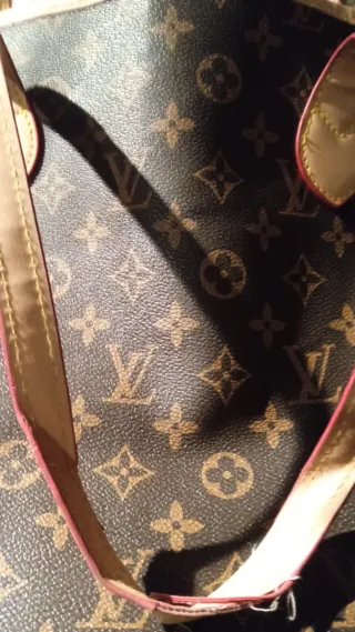Bolso Louis Vuitton Marrón y Rosa