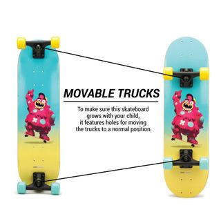 SKATEBOARD COMPLETO NIÑOS 3-7 AÑOS PLAY 120 SKATE