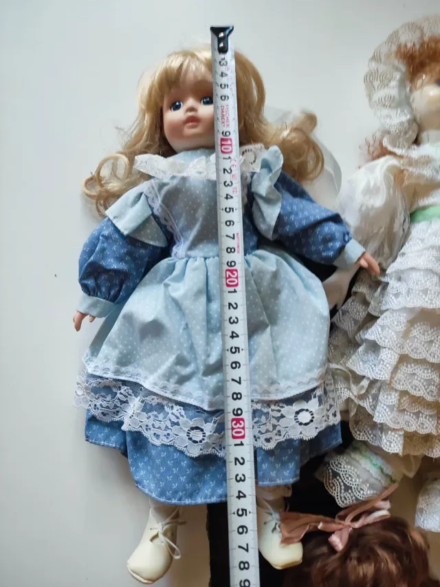 Lote 3 Muñecas Porcelana Vintage