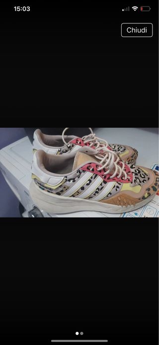 Adidas Scarpe Donna Beige Multicolor