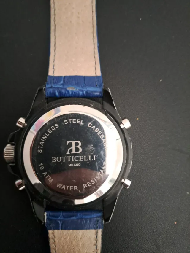 Reloj Boticelli Hombre Azul Negro