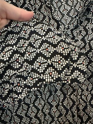 Vestito H&M fantasia bianco nero taglia S