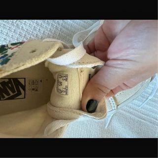 Vans Crema Flores Talla 38