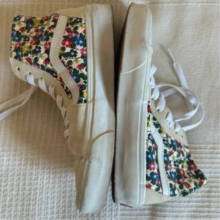 Vans Crema Flores Talla 38