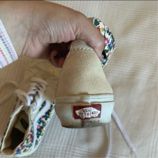 Vans Crema Flores Talla 38