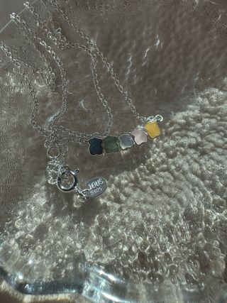 Collar Tous Mini Plata Gemas Multicolor