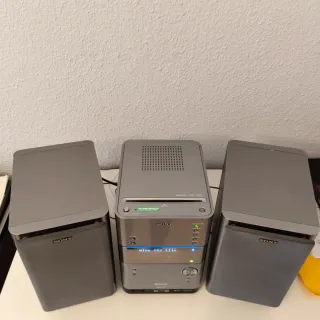 Minicadena Sony Bluetooth Gris