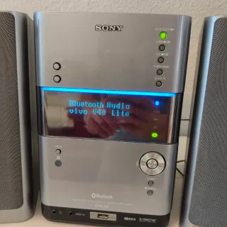 Minicadena Sony Bluetooth Gris
