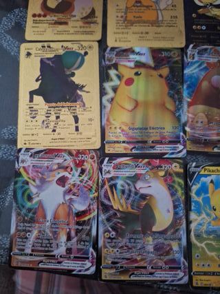 Cartas Pokémon V y VMAX