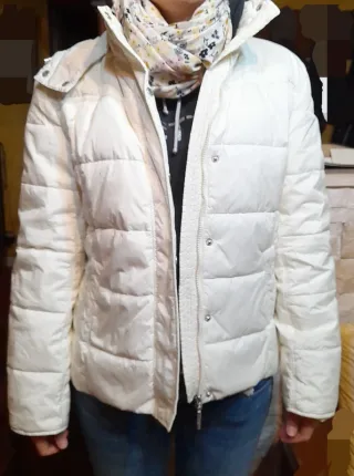 Giacca donna bianca imbottita