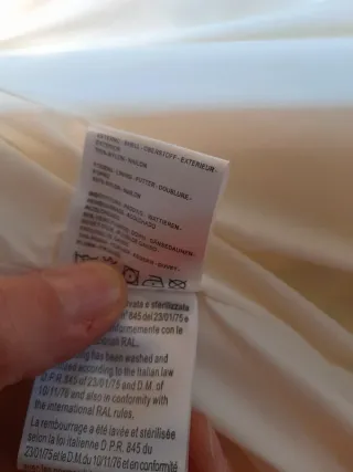 Giacca donna bianca imbottita