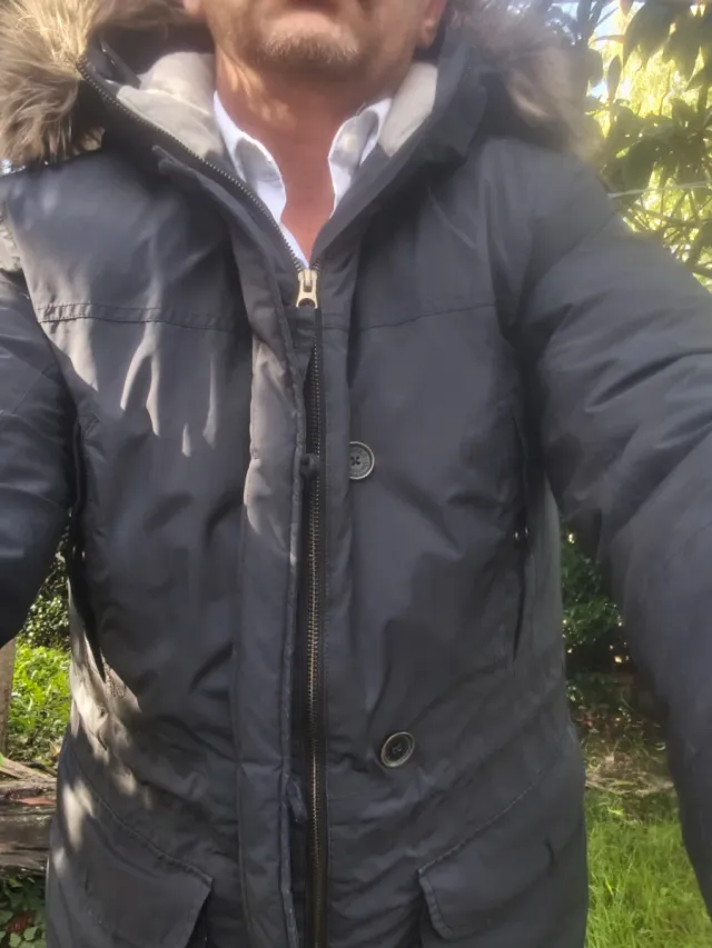 Parka Timberland Impermeabile Blu Tg M