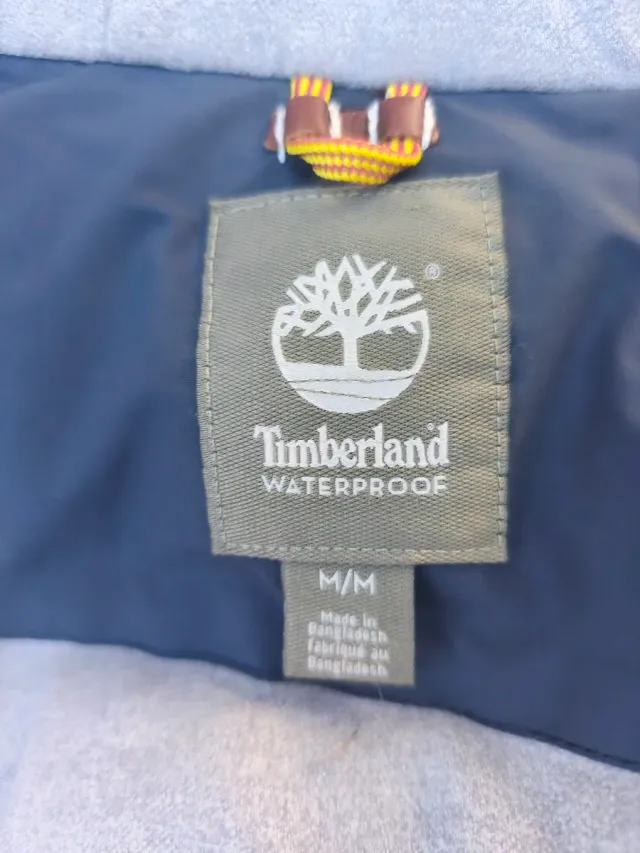 Parka Timberland Impermeabile Blu Tg M