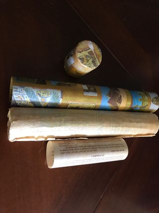 Papiro Egizio Dipinto a Mano