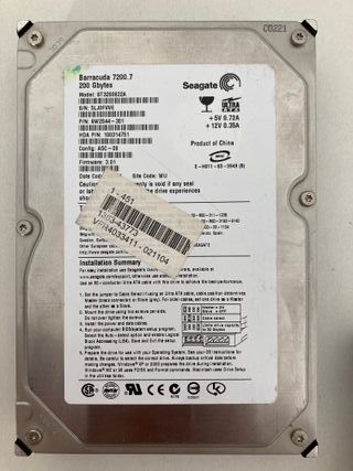 Disco IDE/ATA 200Gb y Mac OS 10.5