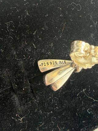 Pendientes Pandora Lazos Brillantes Plata