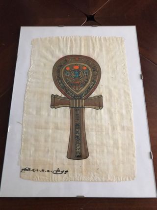 Papiro Egizio Antico Ankh