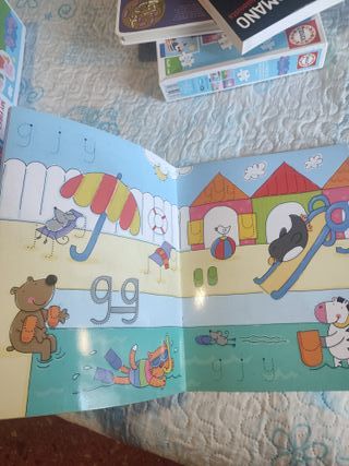 Mi primer libro de juegos y libros pizarra ls letr