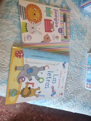 Mi primer libro de juegos y libros pizarra ls letr