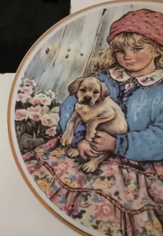 PLATO COLECCIONABLE DE PORCELANA LITTLE RASCALS 