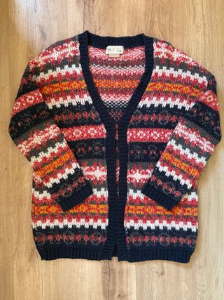 Chaqueta Bsk Knitwear Vintage Talla M