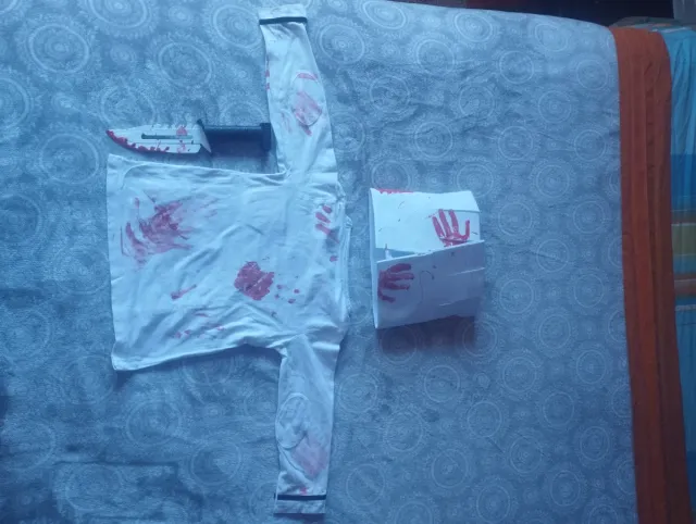 Disfraz Cocinero Sangriento Casero Talla Única