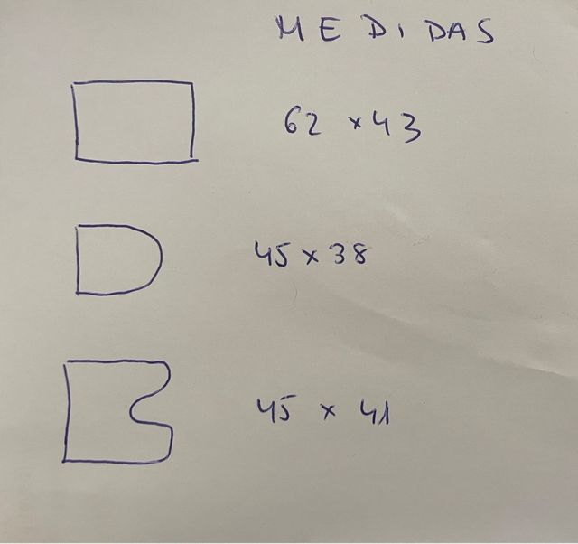 Set di 7 tappeti da bagno beige