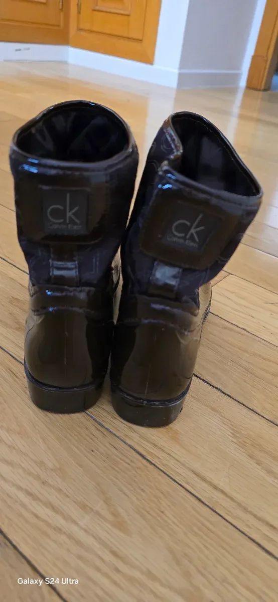 Botas agua Calvin Klein marrones