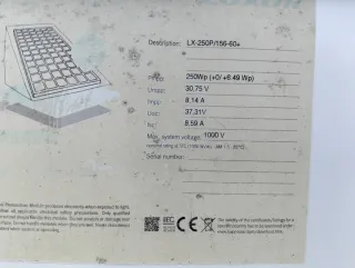 Instalación fotovoltaica independiente 