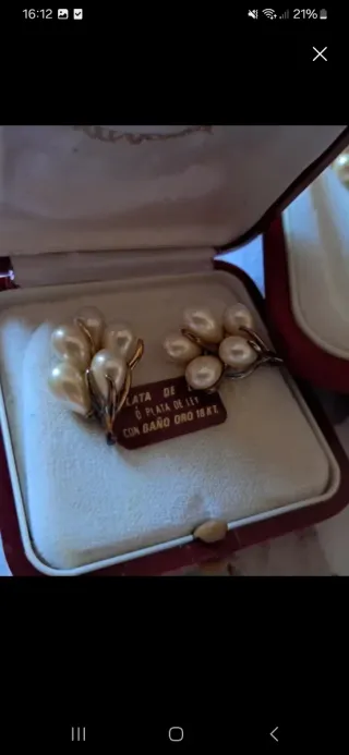 Collar y pendientes perlas Majorica
NEGOCIABLE 