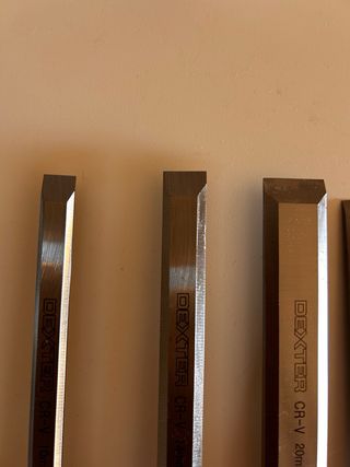 Juego 6 formones Dexter CR-V nuevos