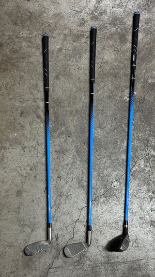 Palos de golf para niños: driver,  7/8 y putter