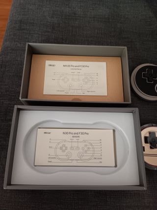 2 Mandos 8Bitdo Bluetooth N30 Pro y F30 Pro