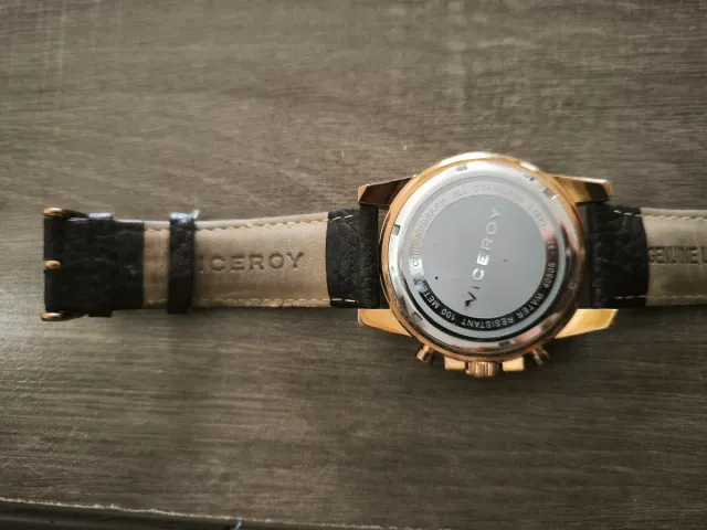 Reloj Viceroy Chronograph marrón, Dorado y azul