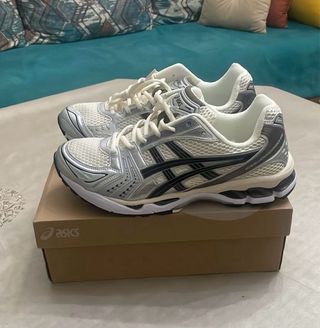 Asics Gel Kayano 14 Plata/Blanco