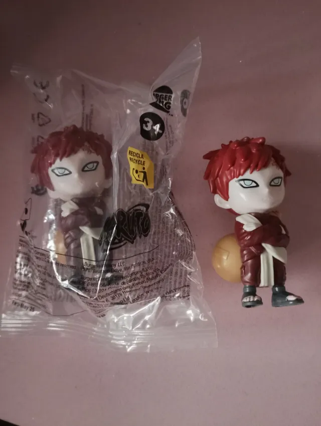 Juguetes / Figuras Burger King Naruto (Gaara)